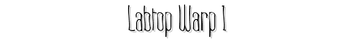 Labtop Warp 1 font